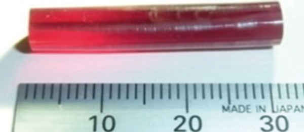 Ruby single crystal, Tm ~ 2072 °C, refractory material