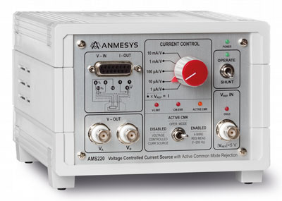 AMS220: current source   for measurements of very small resistances