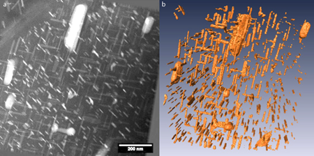 Images recorded during heat treatment 