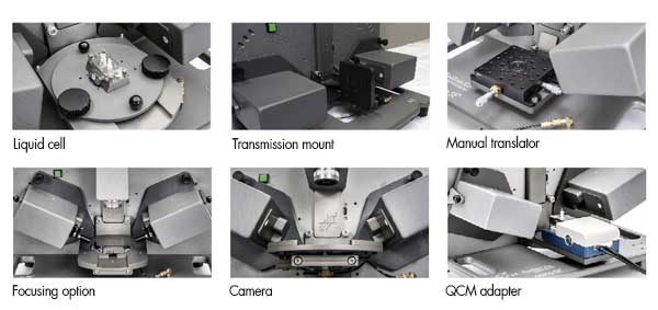 Complete range of accessories for low-cost spectral ellipsometer Alpha-SE