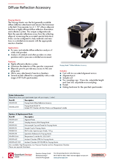  Diffuse Reflection Accessory