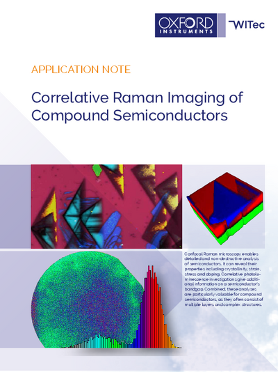Correlative Raman Imaging of Compound Semiconductors