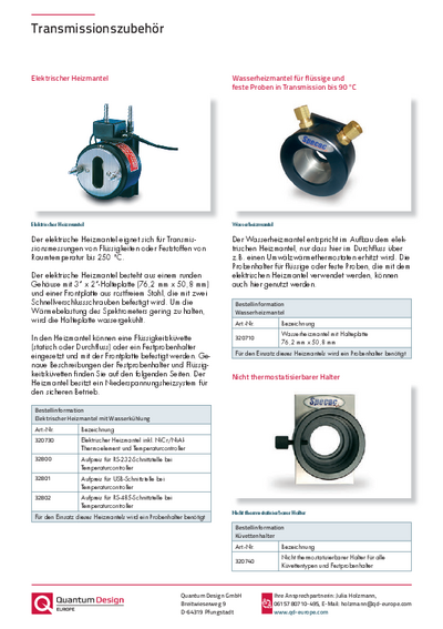 Elektrischer Heizmantel & Wasserheizmantel