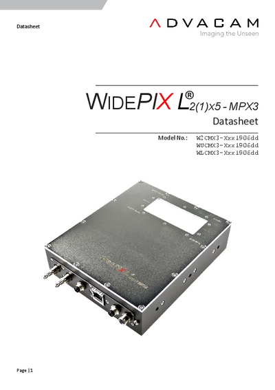 WidePIX-L MPX3 Datasheet