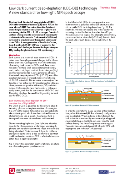 Low dark current deep depletion technology technical note