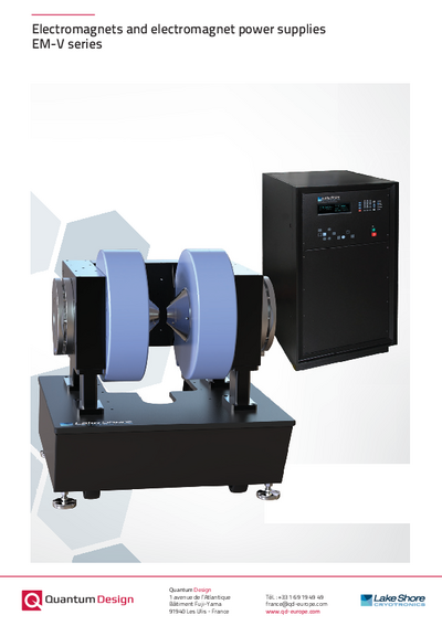 Electromagnets and electromagnet power supplies EM-V series
