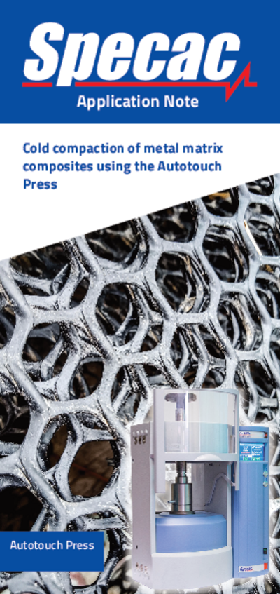 Cold compaction of metal matrix composites with Autotouch Press