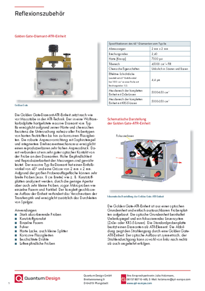 Diamant-ATR-Einheit Golden Gate