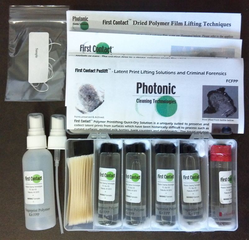 Pulizia e protezione delle Ottiche - FPP First Contact Fingerprint Polymer Kit
