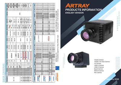 Artray Cameras Catalogue