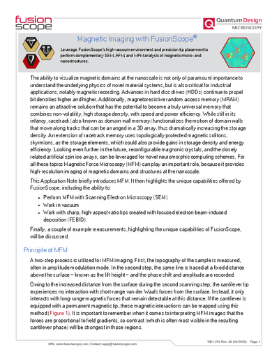2025-04 – Magnetic Imaging with FusionScope