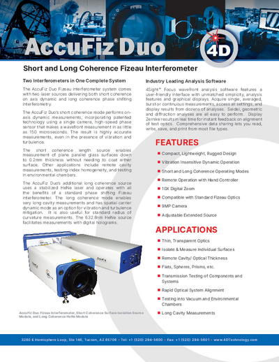 Accufiz Duo Data Sheet