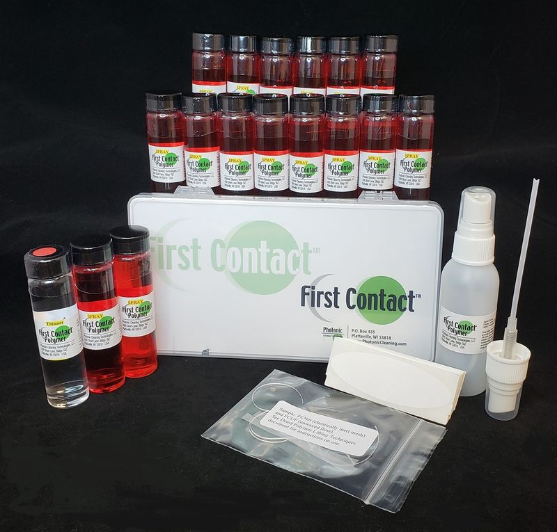 Nettoyage des optiques - Kit complet Red Spray First Contact InterMax