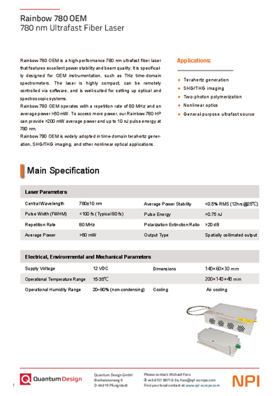 Rainbow 780 OEM