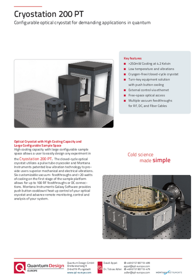 Cryostation 200PT