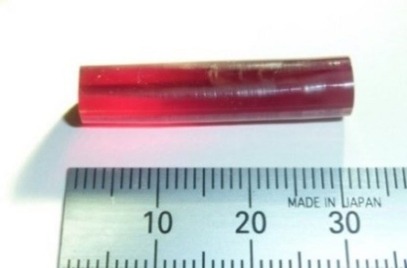 Ruby single crystal, Tm ~ 2072 °C, high melting point material