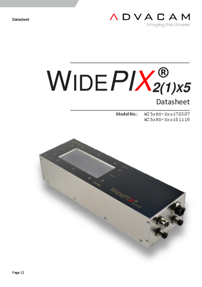 WidePIX 2(1)x5 Datasheet