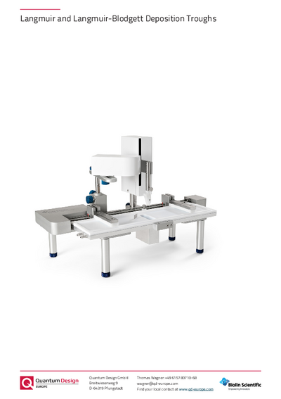 Langmuir and LB deposition throughs