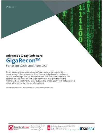 GigaRecon Software White paper