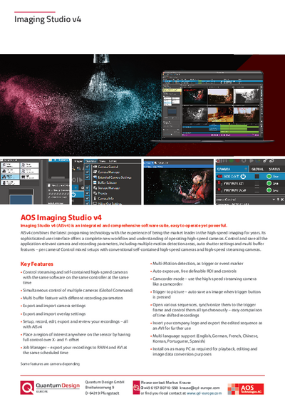 Software Imaging Studio v4