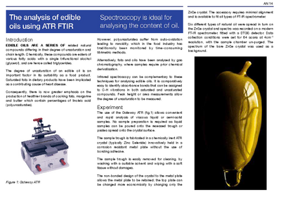 Analysis of Edible Oil
