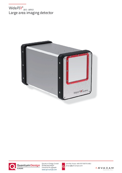 WidePIX® 5X5 - MPX3 Large area imaging detector