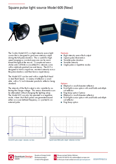 605 Square pulse light source