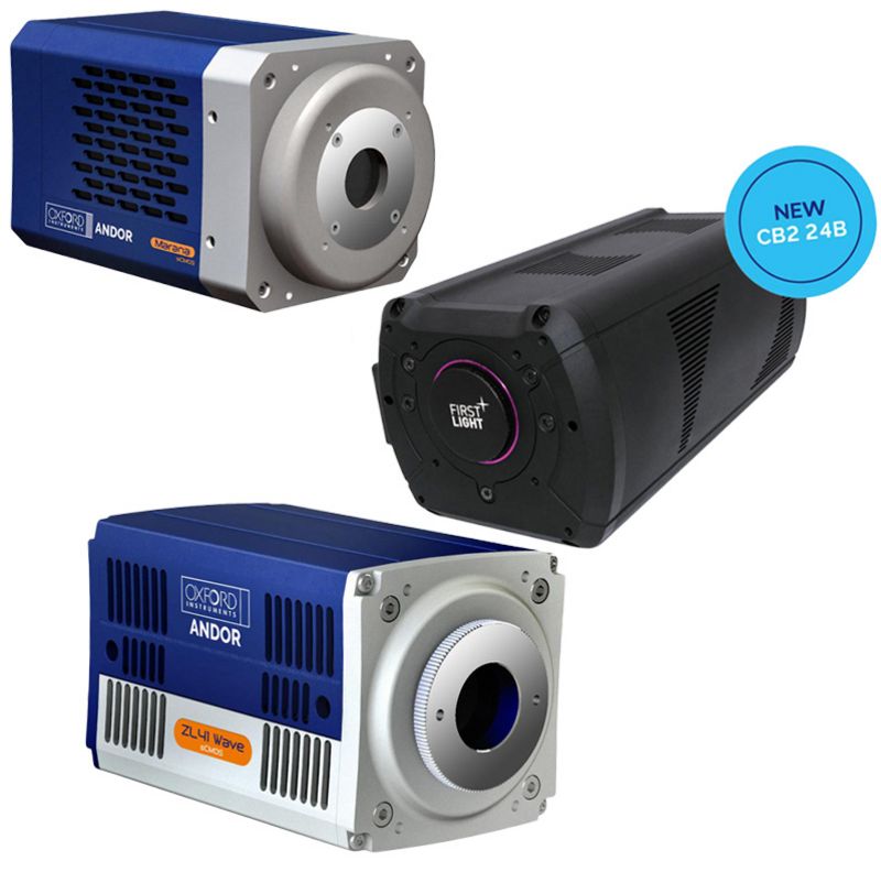 CCD, EMCCD and sCMOS cameras for imaging - sCMOS cameras for physical sciences