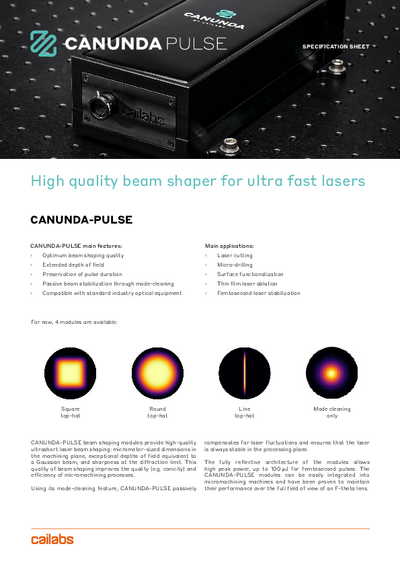CANUNDA-PULSE Brochure