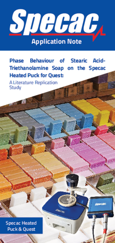 Phase Behaviour of Stearic Acid- Triethanolamine Soap - Heated Puck for Quest