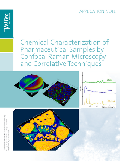 Chemical Characterization of Pharmaceutical Samples by Confocal Raman Microscopy and Correlative Techniques - AppNote